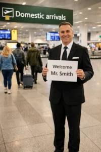 Professional meet and greet chauffeur service at Melbourne Airport