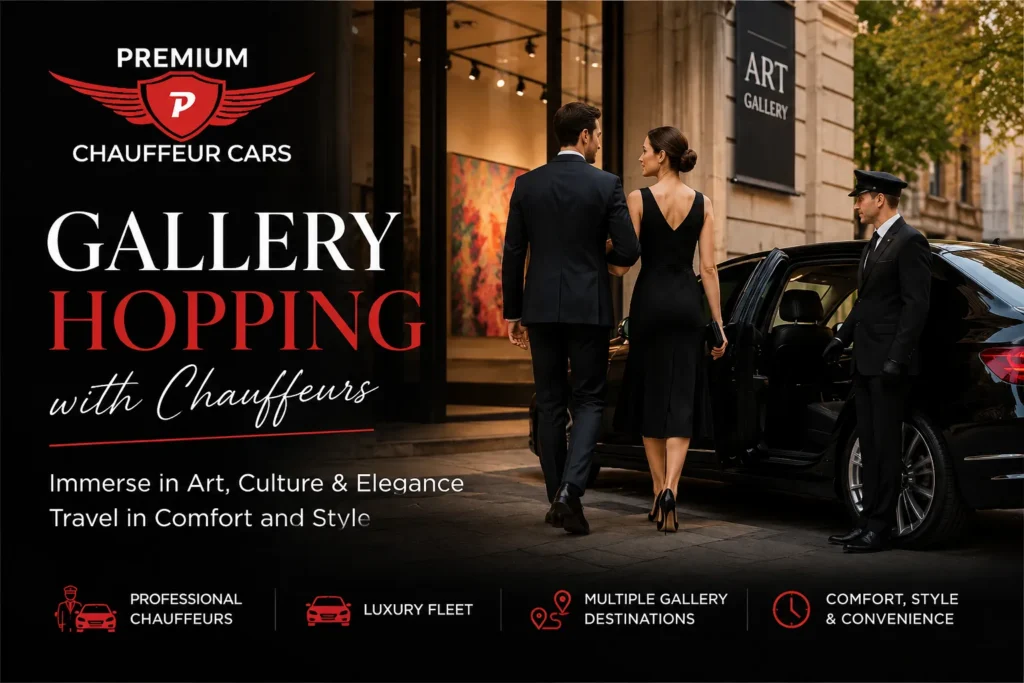 gallery hopping with chauffeurs melbourne