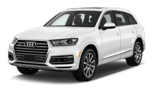 Premium Audi-Q7 Car in White Color