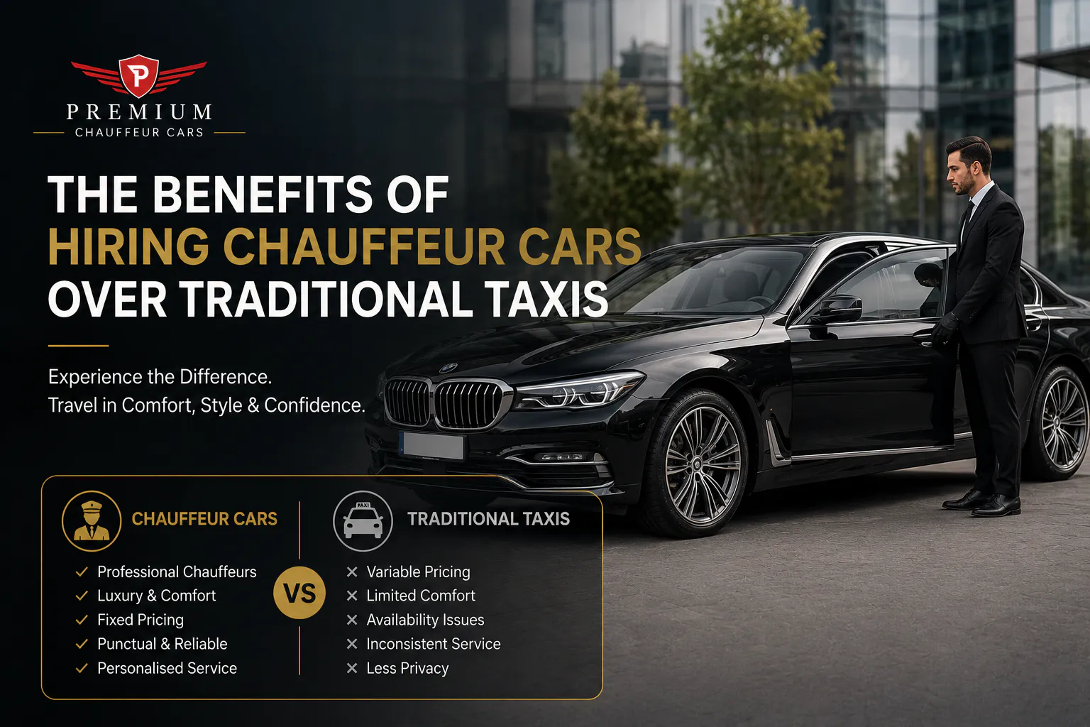 Chauffeur car v/s traditional taxi in melbourne