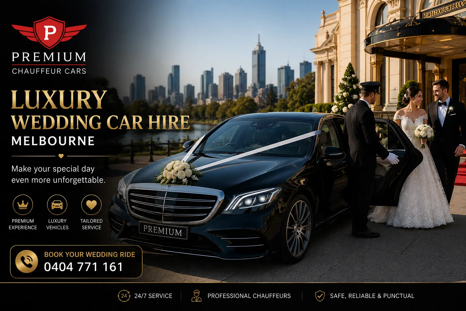 luxury wedding care hire melbourne